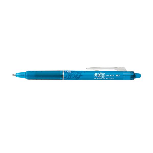 Pilot BLRT-FR7-LB Rollerball Frixion Clicker - 0,4 Mm, Blu Chiaro, Cancellabile-image