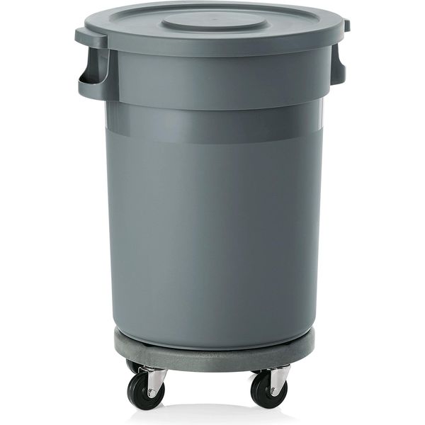 Cestino Per Rifiuti Con Coperchio, Ø 49 Cm, 80 Litri-image
