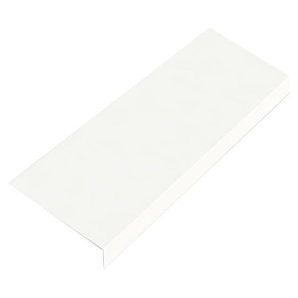 Sottostrato Per Grondaia RŠ 167, 1 M, Zinco Verniciato, Bianco Ral 9010-image