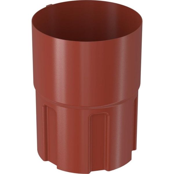 Bryza Giunto Per Pluviale Zincato Ø 100 Mm, Rosso Mattone Ral 8004-image