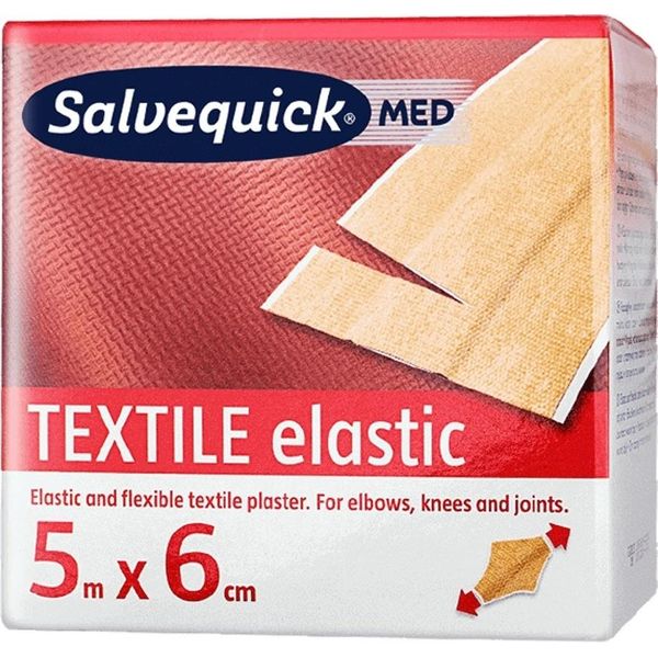 Cederroth 546264 Cederroth Salvequick Textilpflaster, Elastisch, 60 Mm X 5 M-image