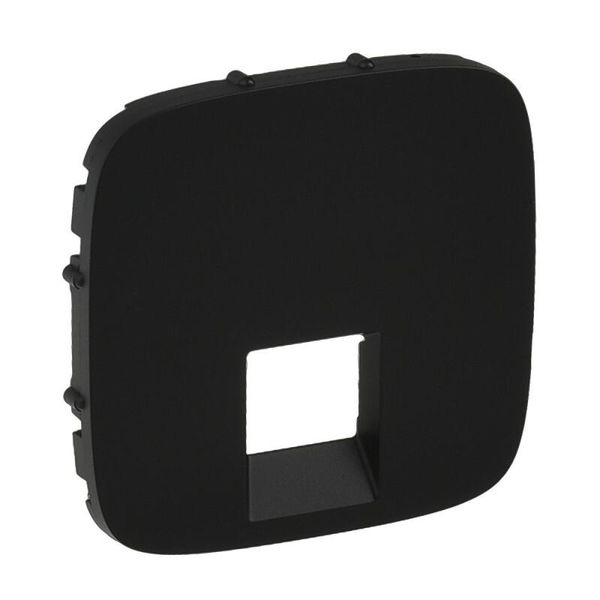 Piastra Per Presa RJ45/11 A Uscita Singola Valena Allure Legrand - Nero-image