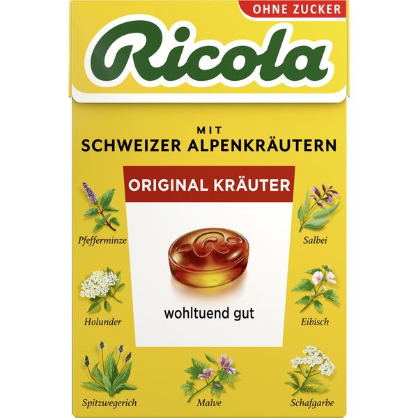 Ricola Original Herbs Con Erbe Alpine Svizzere BöXli 50G-image