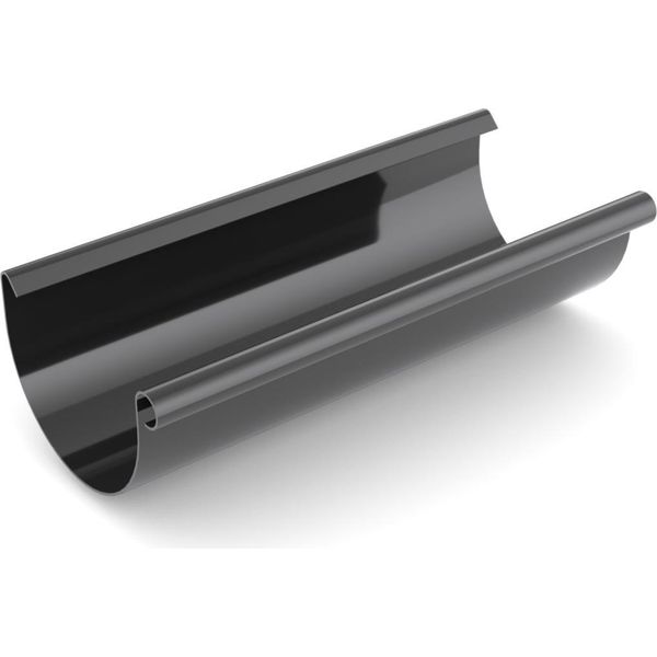 Bryza Grondaia, Grondaia In Plastica Ø 125 Mm, Lunghezza 3M, Nero Ral 9005-image