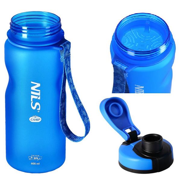 Bottiglia In Tritan Nils Camp NC1740 600 Ml Blu-image