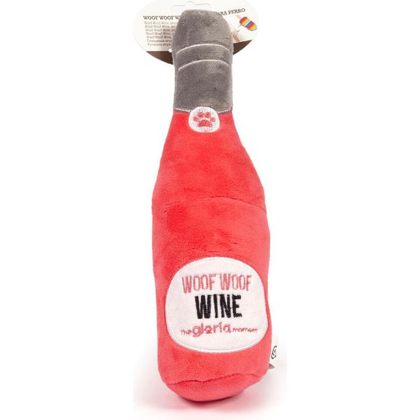 Peluche Per Cani Gloria Woof Woof Vino Rosa Poliestere Polipropilene-image