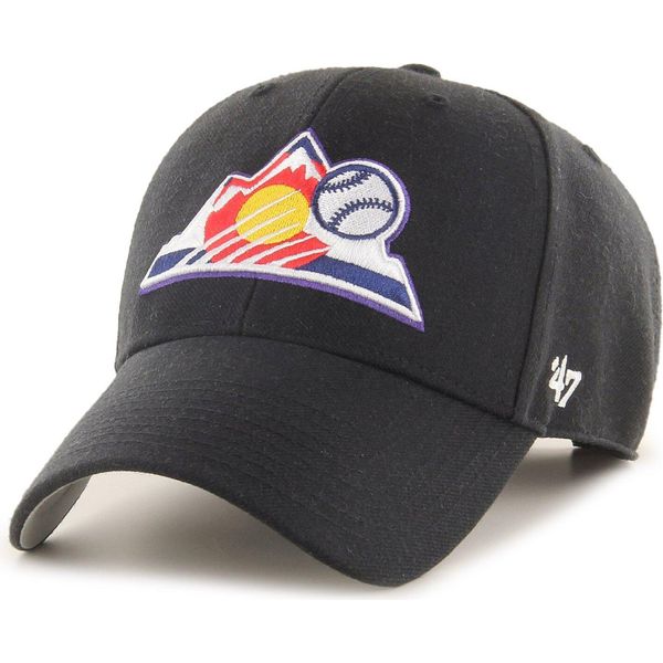 47 Brand Cappello Relaxed Fit - Mlb Colorado Rockies Schwarz-image