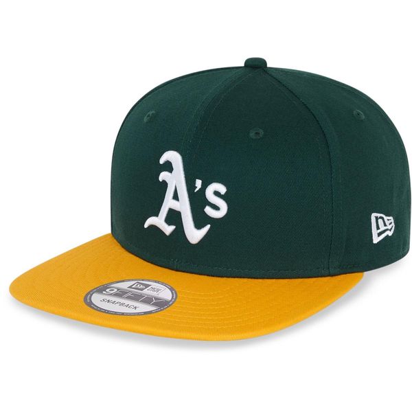 KšIltovka New Era 9Fifty Mlb Essential Oakland Athletics Cappello Snapback Verde Scuro - S/M-image