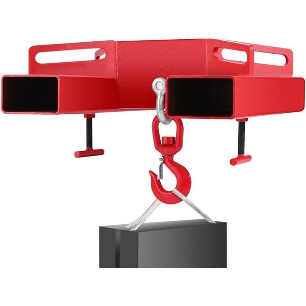 Gancio Di Carico Da 3 Tonnellate Per Carrelli Elevatori - Zincato O Giallo-Arancio - 3000 Kg-image