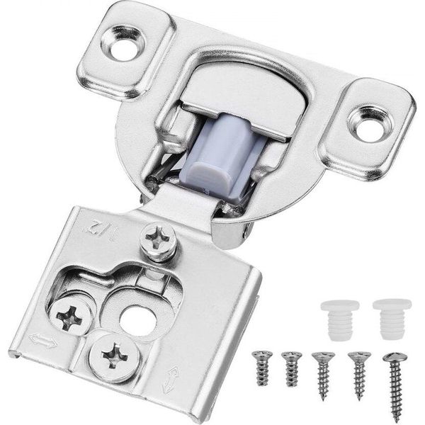 Cerniere Per Ante Di Armadi 50 Pz - Cerniere Per Mobili Con Chiusura Ammortizzata - 71X57X18 Mm - Cerniere Robuste Per Mobili E Armadi-image