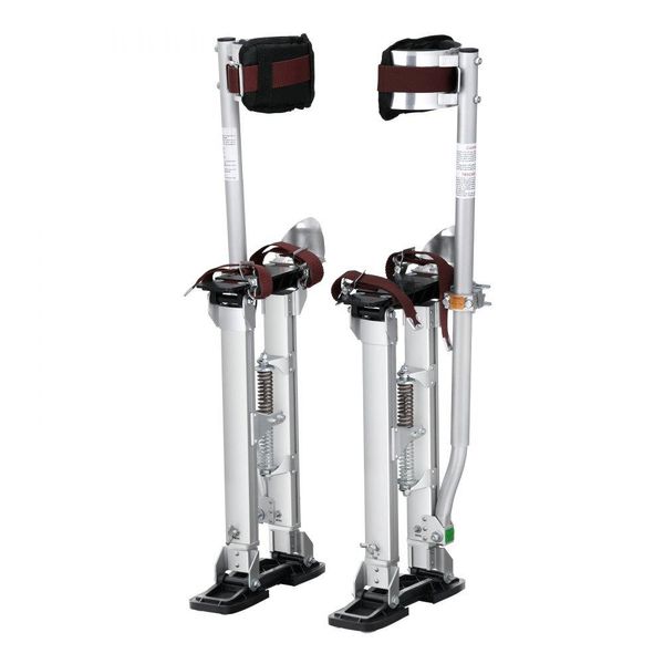 Trampoli Da Lavoro - Muro A Secco - Regolabile In Altezza - Alluminio - Portata 103 Kg - Trampoli Da Pittura - Misura Dei Piedi 27-29 Cm-image