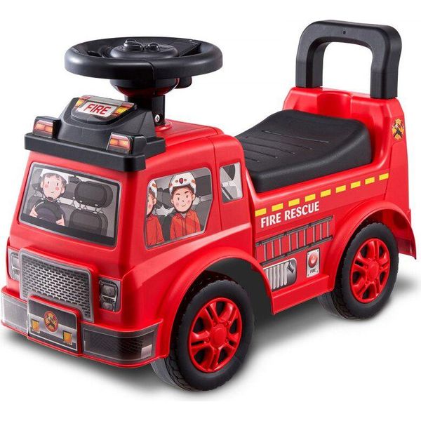 Veicolo Per Bambini Slide Car - Veicolo Scivolo Per Bambini - Girello Rosso 52,5X22,5X37Cm - Divertimento E Sicurezza Per I Piccoli Esploratori-image