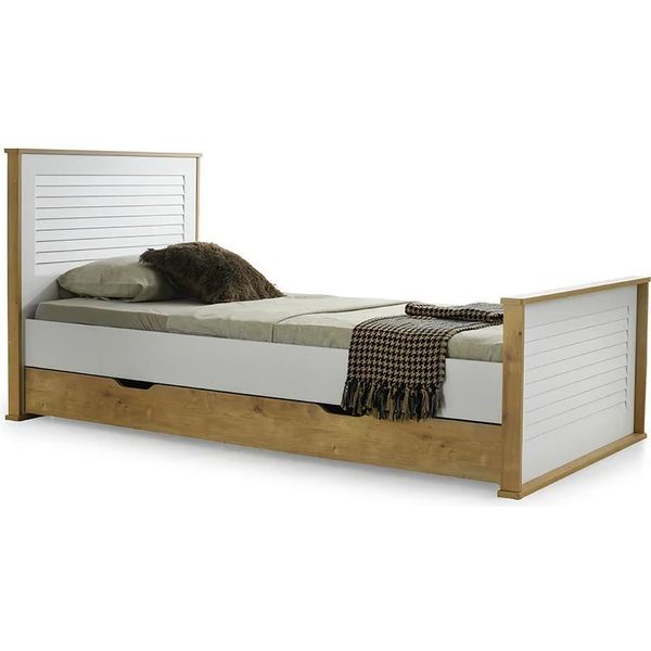 Letto Singolo Bianco Mobili Per La Camera Dei Bambini Di Design Letto In Legno Per La Camera Da Letto-image