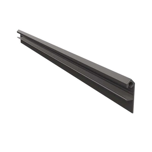 Renoplast® C Led, Profilo, Grafite, 200 Cm, Profilo Per Battiscopa In Alluminio Profilo Terminale Battiscopa Battiscopa Profilo Per Battiscopa Pavimenti Ventilati E Pavimenti In Resina-image