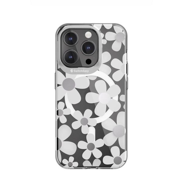 Switcheasy Magsafe Artist Doppia Decorazione In-Mold Case Pre Iphone 15 Pro Fleur-image