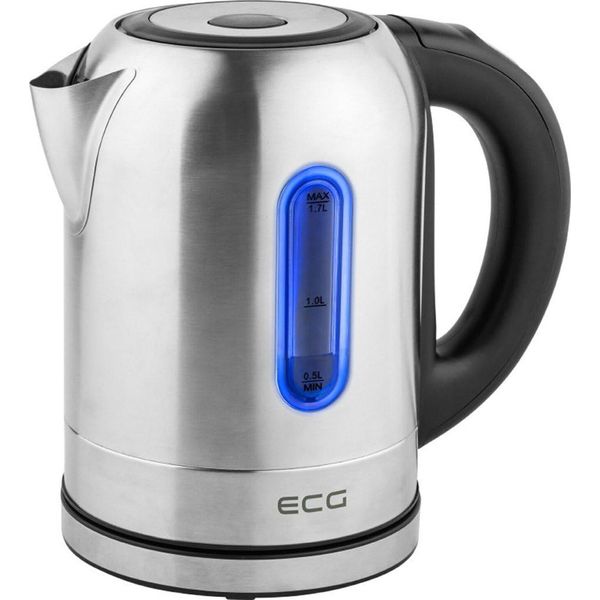 Ecg Rk 1785 Colore | Bollitore Elettrico | Volume 1,7 L | Potenza 2000 W | Acciaio Inox | Riscaldamento Dell'acqua 60 - 100 °C | Retroilluminazione A 5 Colori-image