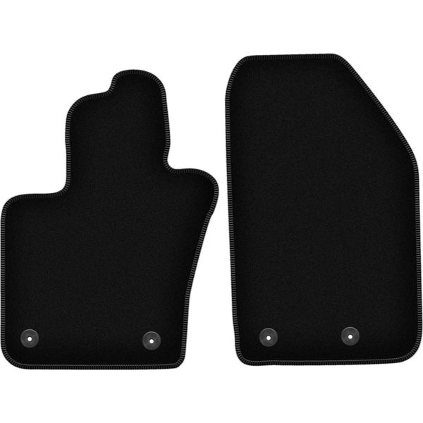 Wielganizator Tappetini Anteriori In Velluto Per Alfa Romeo Tonale 965 (2022-, Ibrida) Neri, Set 2 Pz, Con Fissaggi-image