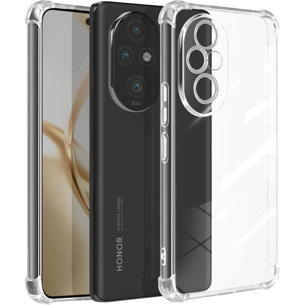 Mayaxess, Cover Protettiva Per Honor 200 Pro Angoli Rinforzati, Trasparente-image