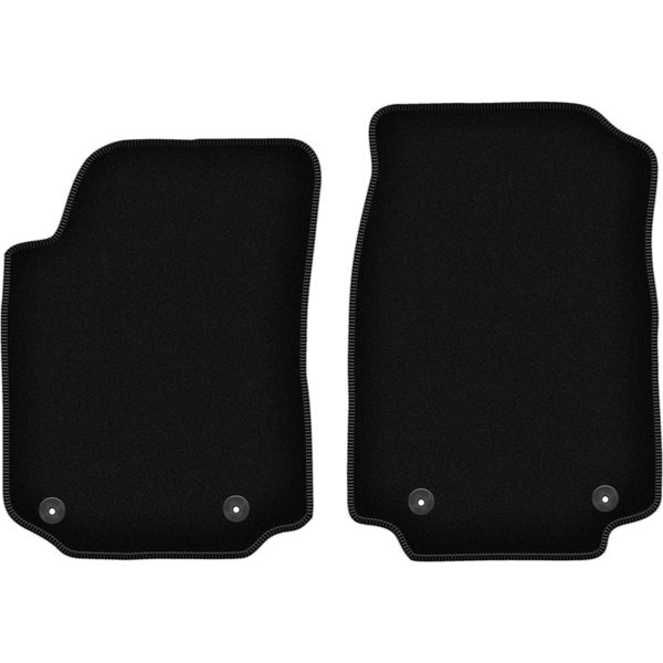 Wielganizator Tappetini Anteriori In Velluto Per Audi A6 C4 (1994-1997, Berlina, Station Wagon, Avant) Neri, Set 2 Pz, Con Fissaggi-image