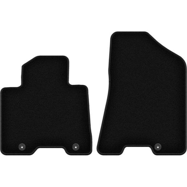 Wielganizator Tappetini Anteriori In Velluto Per Hyundai Tucson Iii (2015-, Suv) Neri, Set 2 Pz, Con Fissaggi-image
