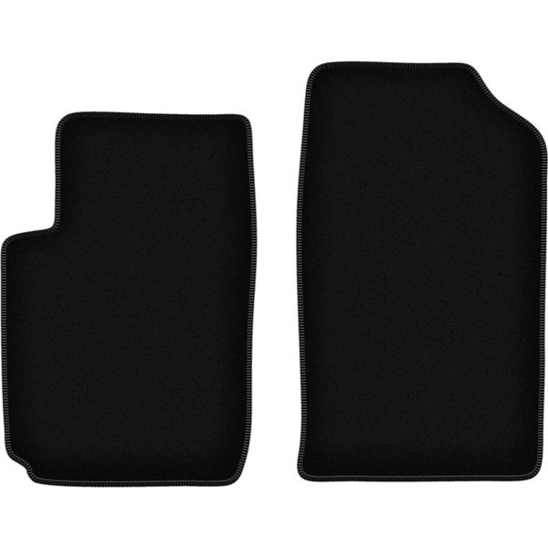 Wielganizator Tappetini Anteriori In Velluto Per Citroen Xsara Picasso (1997-2010, Minivan) Neri, Set 2 Pz, Con Fissaggi-image