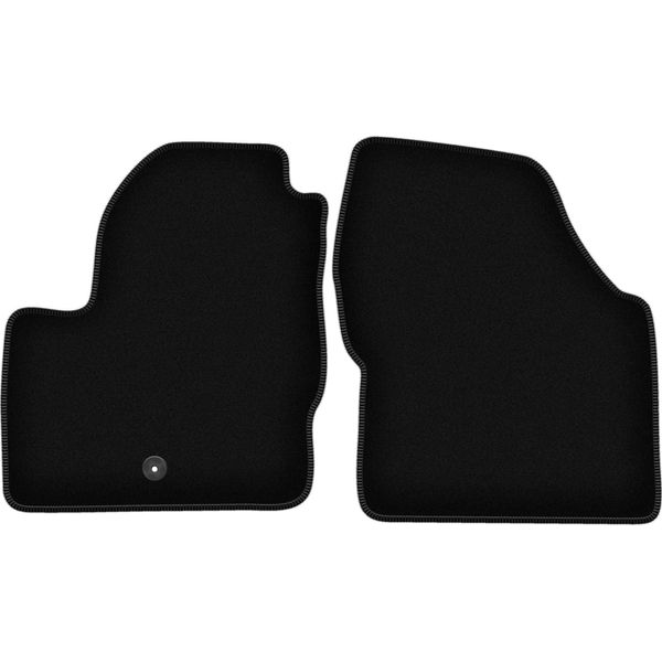 Wielganizator Tappetini Anteriori In Velluto Per Land Rover Freelander Ii (2006-2014, Suv) Neri, Set 2 Pz, Con Fissaggi-image