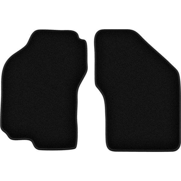 Wielganizator Tappetini Anteriori In Velluto Per Fiat Bravo (1995-2001, Hatchback) Neri, Set 2 Pz, Con Fissaggi-image