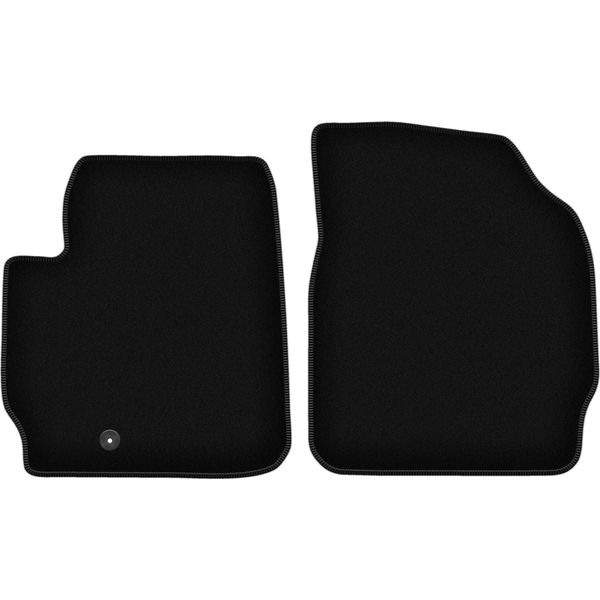 Wielganizator Tappetini Anteriori In Velluto Per Ford Maverick MK2 (2004-2007, Suv) Neri, Set 2 Pz, Con Fissaggi-image