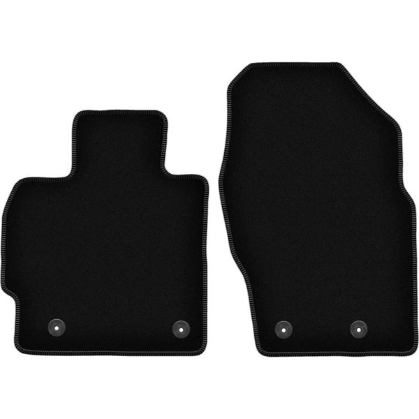 Wielganizator Tappetini Anteriori In Velluto Per Mazda CX-7 (2009-2012, Suv) Neri, Set 2 Pz, Con Fissaggi-image