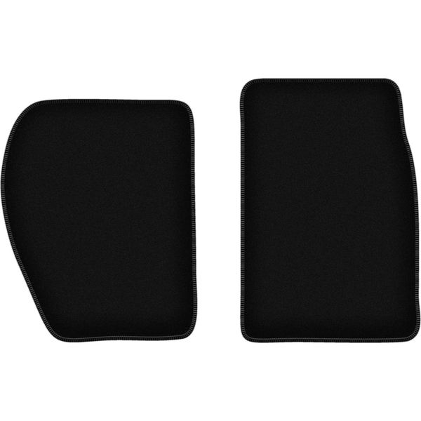 Wielganizator Tappetini Anteriori In Velluto Per Land Rover Discovery I (1989-1998, Fuoristrada) Neri, Set 2 Pz, Con Fissaggi-image