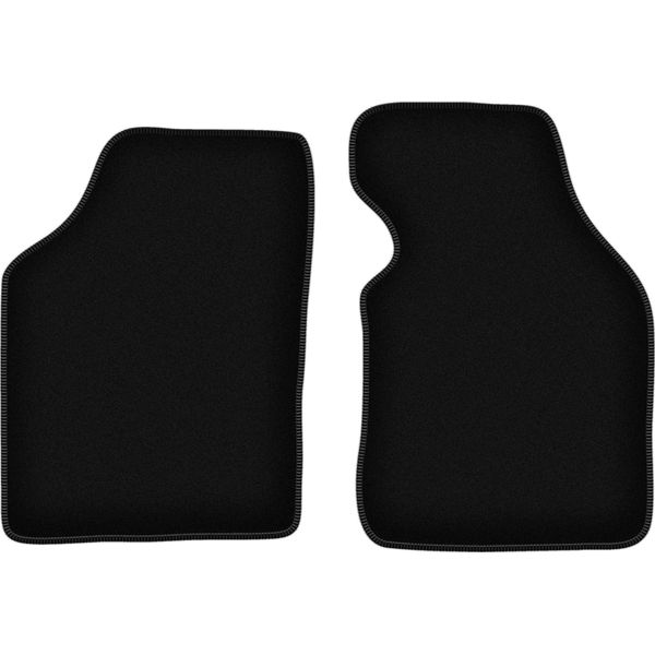 Wielganizator Tappetini Anteriori In Velluto Per Mazda Demio (1996-2003, Hatchback) Neri, Set 2 Pz, Con Fissaggi-image