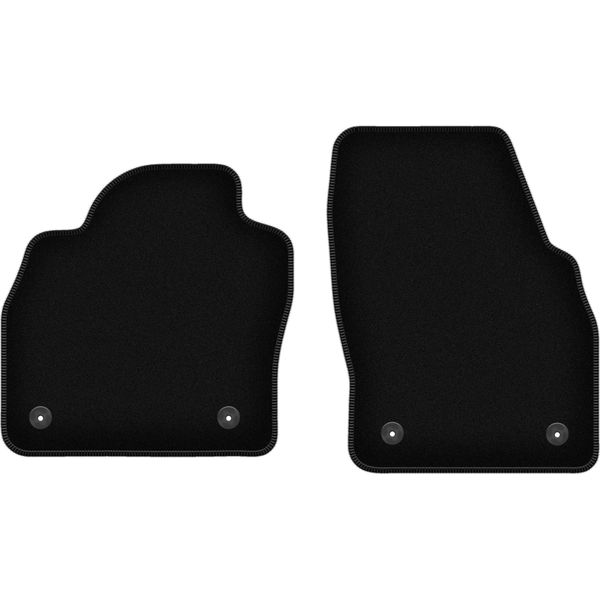 Wielganizator Tappetini Anteriori In Velluto Per Audi A1 Ii (Gb) (2018-, Hatchback) Neri, Set 2 Pz, Con Fissaggi-image