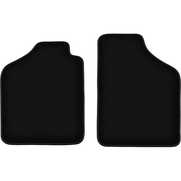 Wielganizator Tappetini Anteriori In Velluto Per Fiat Uno (1983-2001, Hatchback) Neri, Set 2 Pz, Con Fissaggi-image
