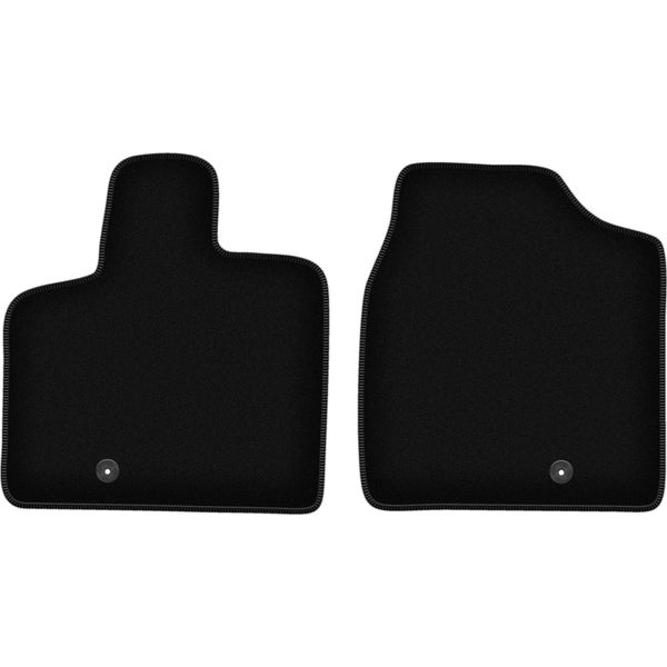 Wielganizator Tappetini Anteriori In Velluto Per Volkswagen Routan (2008-2015, 7 Persone) Neri, Set 2 Pz, Con Fissaggi-image