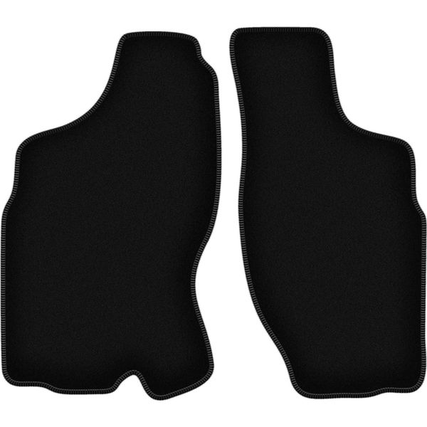 Wielganizator Tappetini Anteriori In Velluto Per Ford Maverick MK1 (1994-2003, Suv) Neri, Set 2 Pz, Con Fissaggi-image