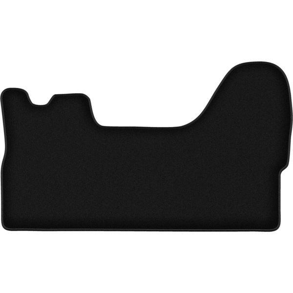 Wielganizator Tappetini Anteriori In Velluto Per Iveco Daily Iv (2006-2014, Furgone) Neri, Set 2 Pz, Con Fissaggi-image