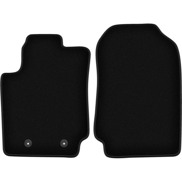 Wielganizator Tappetini Anteriori In Velluto Per Ford Ranger Raptor (2019-, Pickup) Neri, Set 2 Pz, Con Fissaggi-image