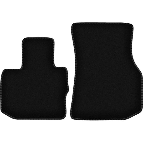Wielganizator Tappetini Anteriori In Velluto Per Bmw X4 G02 (2018-, Suv) Neri, Set 2 Pz, Con Fissaggi-image