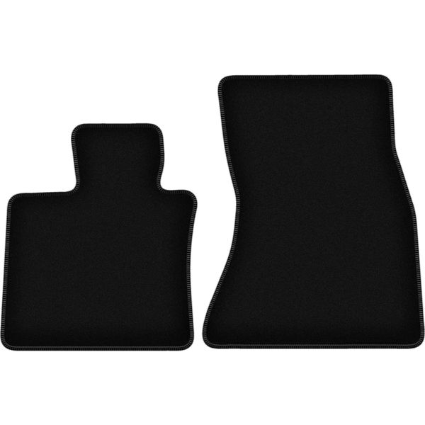 Wielganizator Tappetini Anteriori In Velluto Per Bmw X6 F16 (2014-, Suv) Neri, Set 2 Pz, Con Fissaggi-image