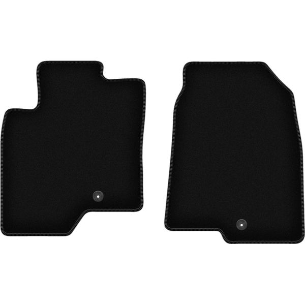 Wielganizator Tappetini Anteriori In Velluto Per Chevrolet Captiva (2006-2017, 7 Persone) Neri, Set 2 Pz, Con Fissaggi-image