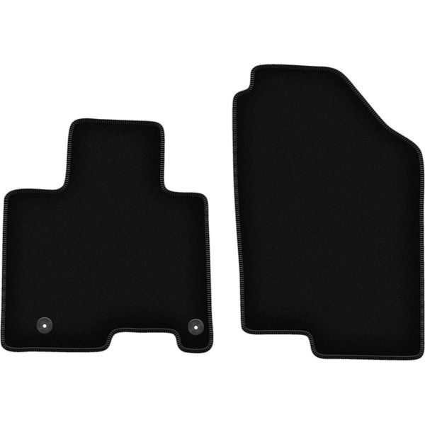 Wielganizator Tappetini Anteriori In Velluto Per Kia Sportage V Hybrid (2021-, Suv) Neri, Set 2 Pz, Con Fissaggi-image