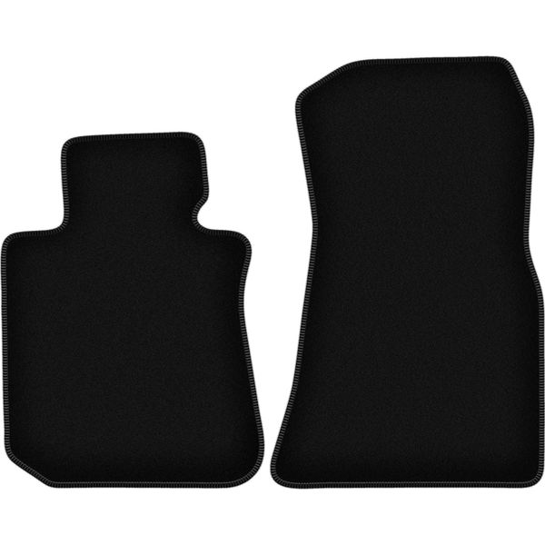 Wielganizator Tappetini Anteriori In Velluto Per Bmw I4 G26 (2021-2022, 0) Neri, Set 2 Pz, Con Fissaggi-image