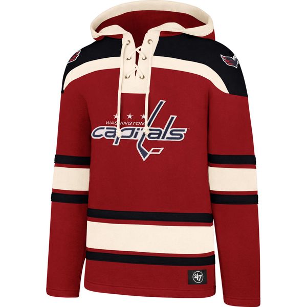 Nhl Washington Capitals Felpa Con Cappuccio Lacer (Rosso) Xxl-image