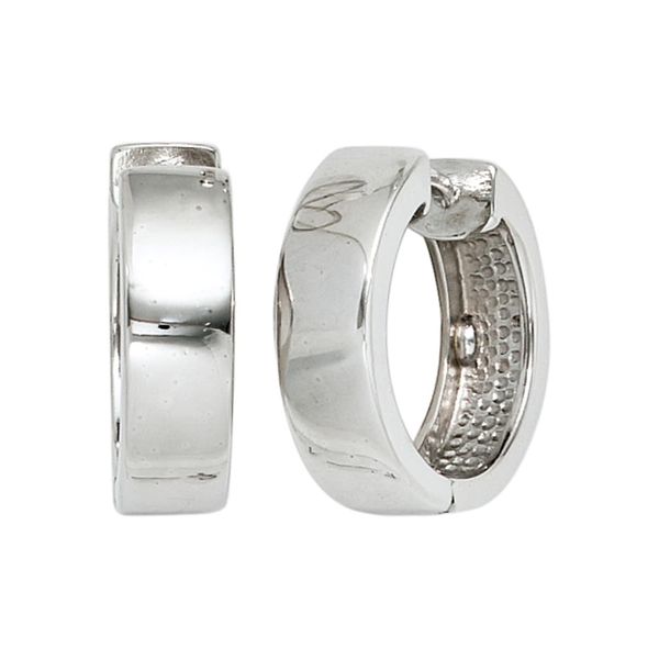 Paar Creolen Jobo, Silber (Silber 925), Ohrringe, Damen, 17,7Mm, Silber 925 (Sterlingsilber), Rund 925 Silber-image