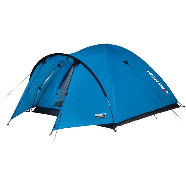 Kuppelzelt High Peak "Narvik 4", Blau (Blau, Grau), Zelte, B/H/L: 250Cm X 135Cm X 295Cm, B:250Cm H:135Cm L:295Cm-image
