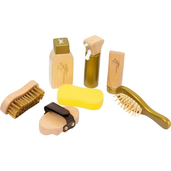 Byastrup Set Di Toelettatura Hobby Kit Di Toelettatura Per Cavalli Aspetto Legno-image