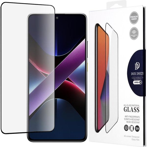 Dux Ducis 10D Vetro Temperato Per Xiaomi Redmi Turbo 4/Poco X7 Pro - Nero KP36993-image
