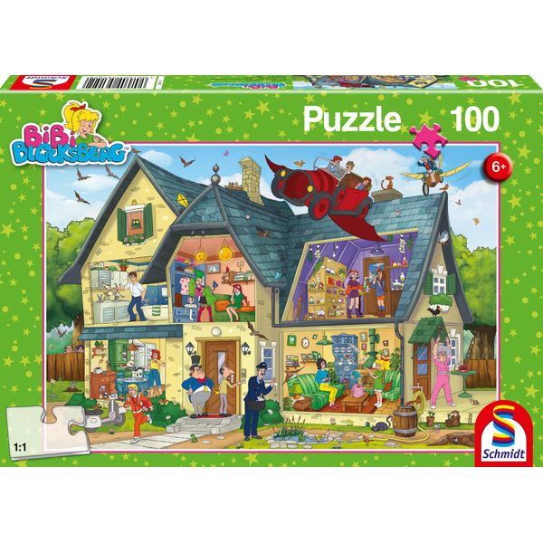 Puzzle Per Bambini Schmidt Spiele Da 100 Pezzi Bibi Blocksberg è In Movimento! 56151-image