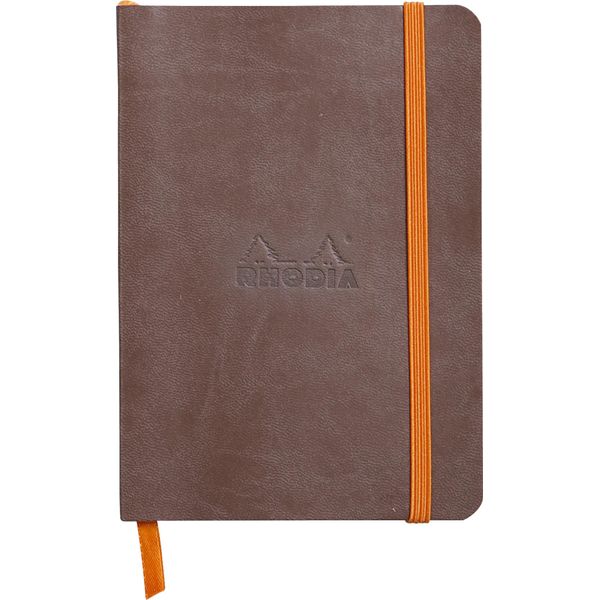 Rhodia Taccuino Rhodiarama Din A6 Foderato Di Cioccolato 72 Fogli-image