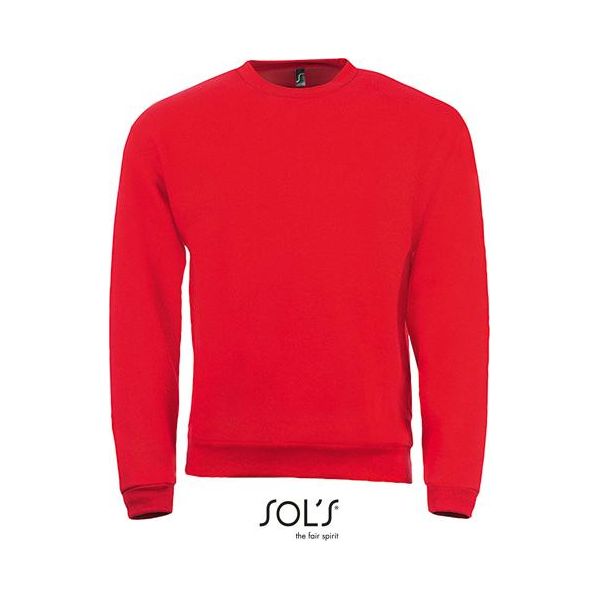 Sols 01168 | Felpa Da Uomo Spider 50% Cotone / 50% Poliestere - Colore: Rosso - Taglia: M-image